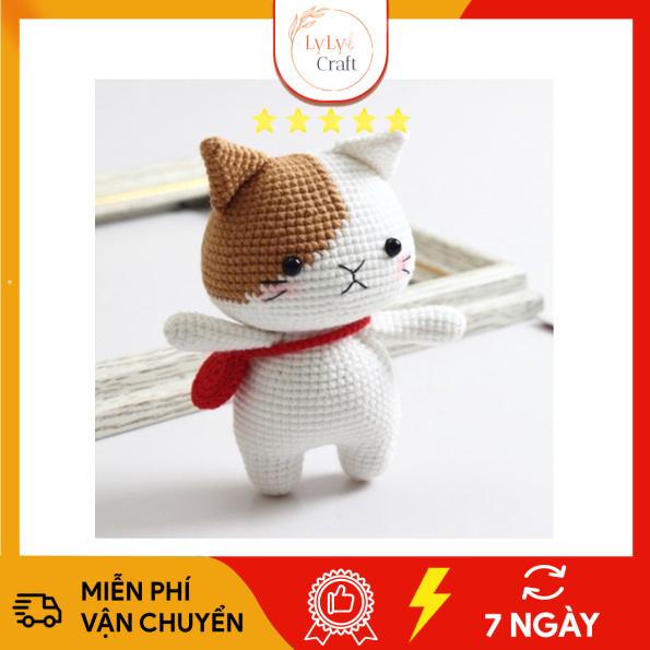 DIY Gói Nguyên Liệu Móc Len Thú Chibi Nhồi Bông - Nghệ Thuật Móc Len Amigurumi Làm - Lylycraft