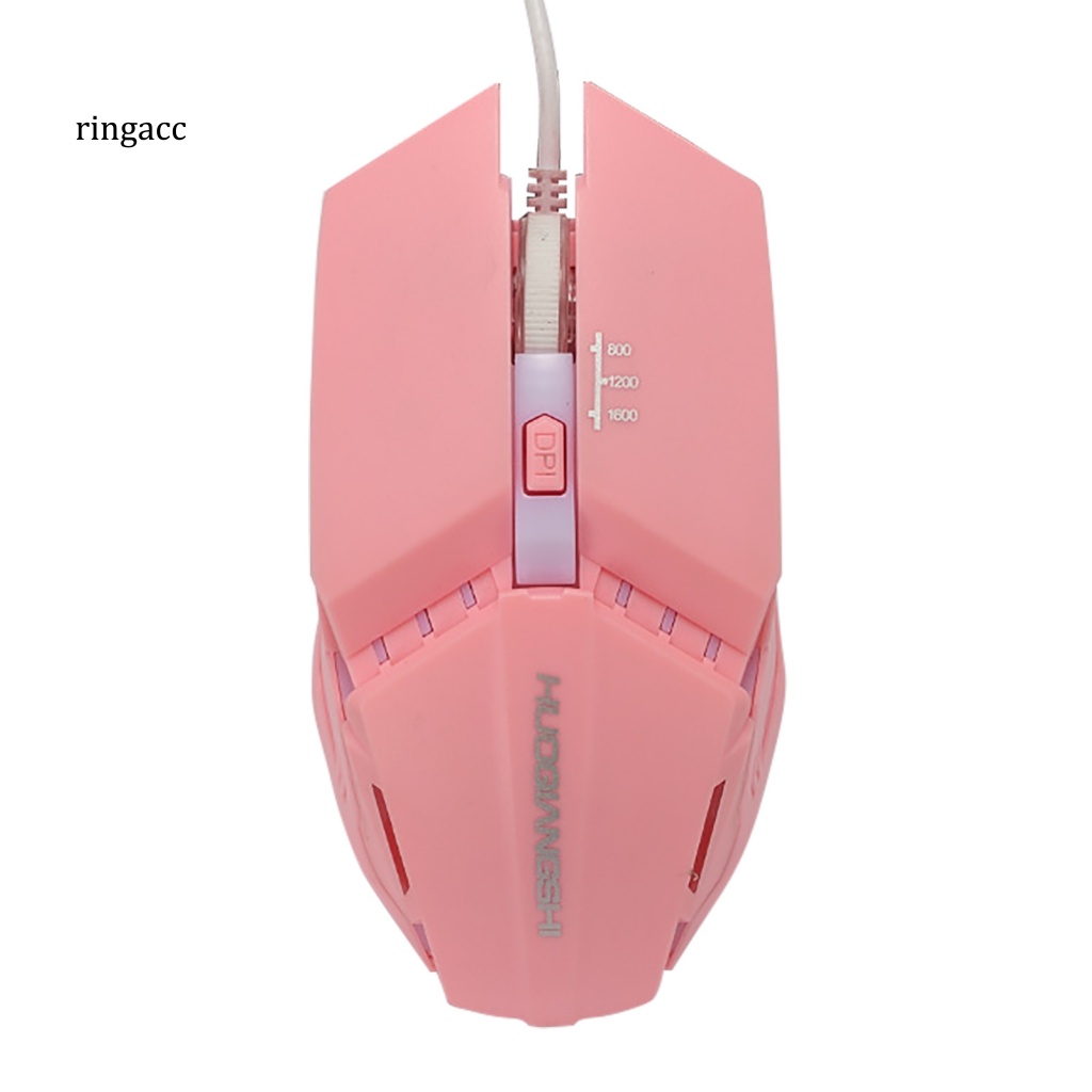 1 Bộ Bàn Phím Có Dây USB Và Đèn Nhiều Màu Chống Trượt Dùng Để Chơi Game