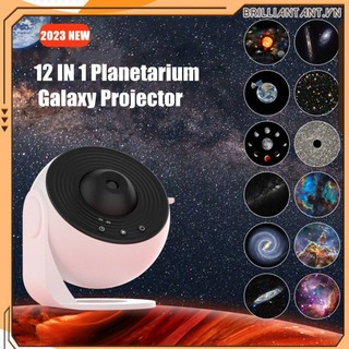 Planetarium 12 trong 1 sao chiếu galaxy ánh sáng ban đêm chiếu bầu trời đầy sao nightlights cho phòng ngủ lãng mạn chiếu đèn bri