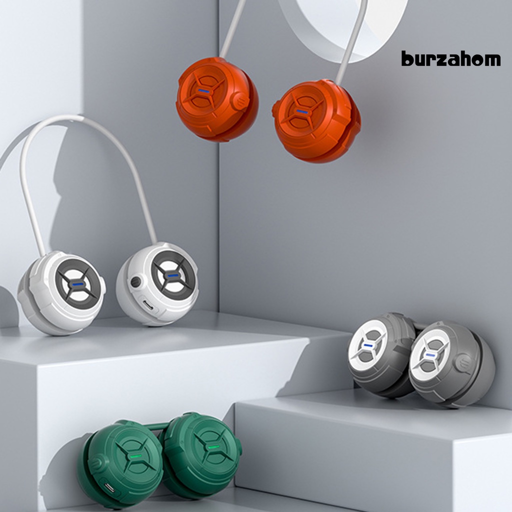 1 Bộ Quạt Treo Cổ Không Cánh 3 Tốc Độ Gió Tiếng Ồn Thấp 7 Màu Sắc Tùy Chỉnh Tiện Dụng