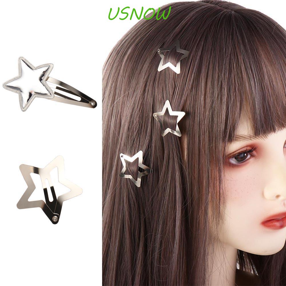 Kẹp Tóc Hình Ngôi Sao Nhỏ Xinh Ngọt Ngào Phong Cách Retro|Kẹp Tóc Hình Học Thời Trang Cho Nữ y2k BB