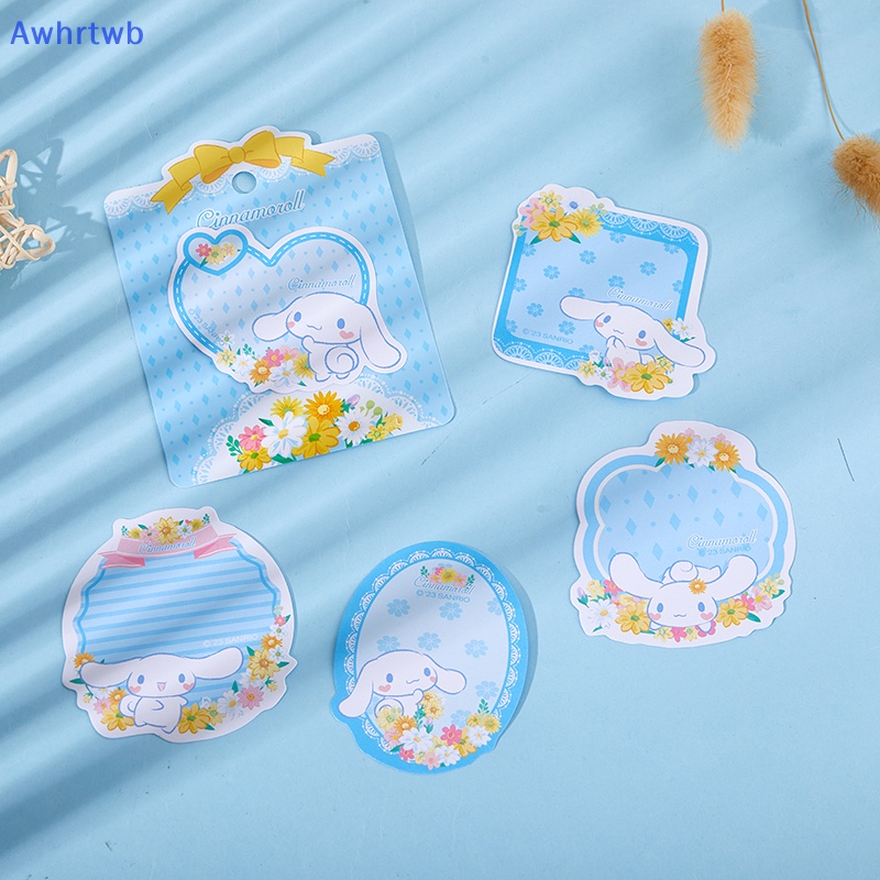 Awhrtwb Giấy Ghi Chú Họa Tiết Hoạt Hình Cún Cinnamon Melody Dễ Thương Cho Học Sinh Mới