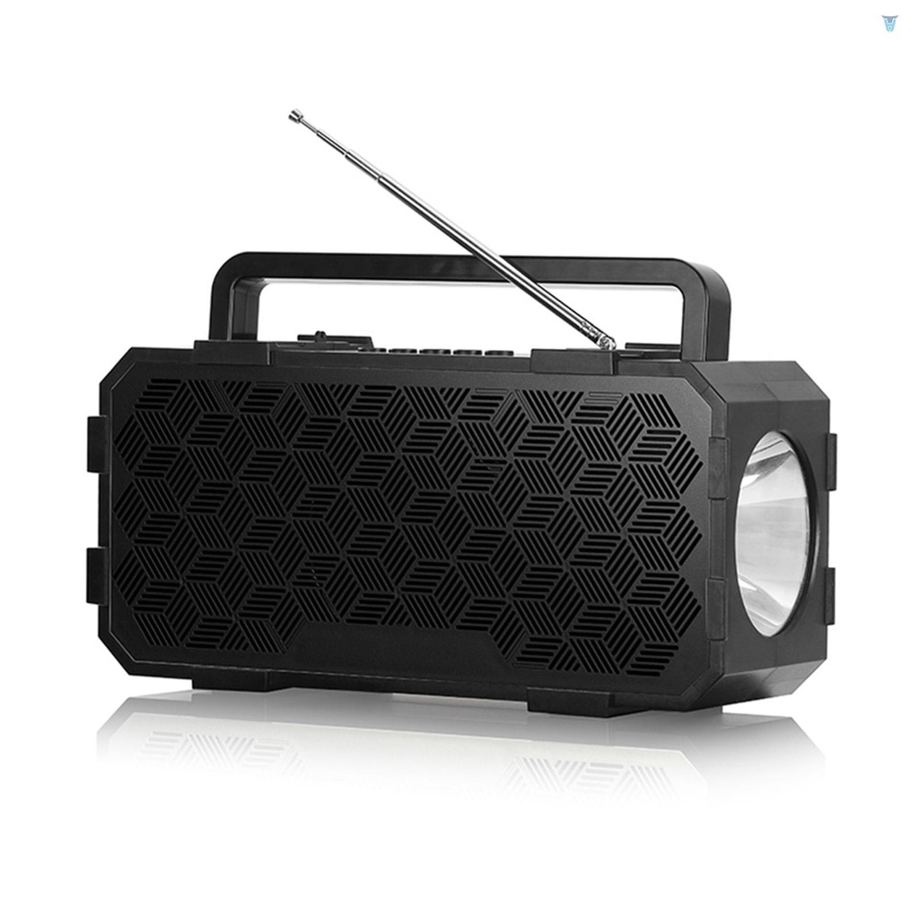 Loa Bluetooth 5.0 J831 Không Dây Có Đèn Pin Hỗ Trợ AUX TF Cổng USB Cho Hoạt Động Ngoài Trời