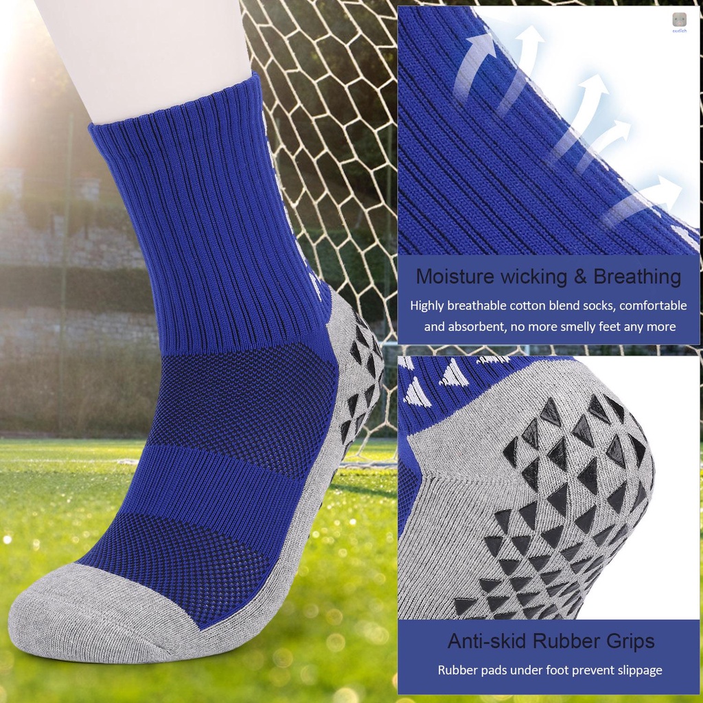 Set 1 / 3 Đôi Tất Thể Thao Dài Chống Trượt Thấm Hút Tốt Tiện Dụng Cho Nam