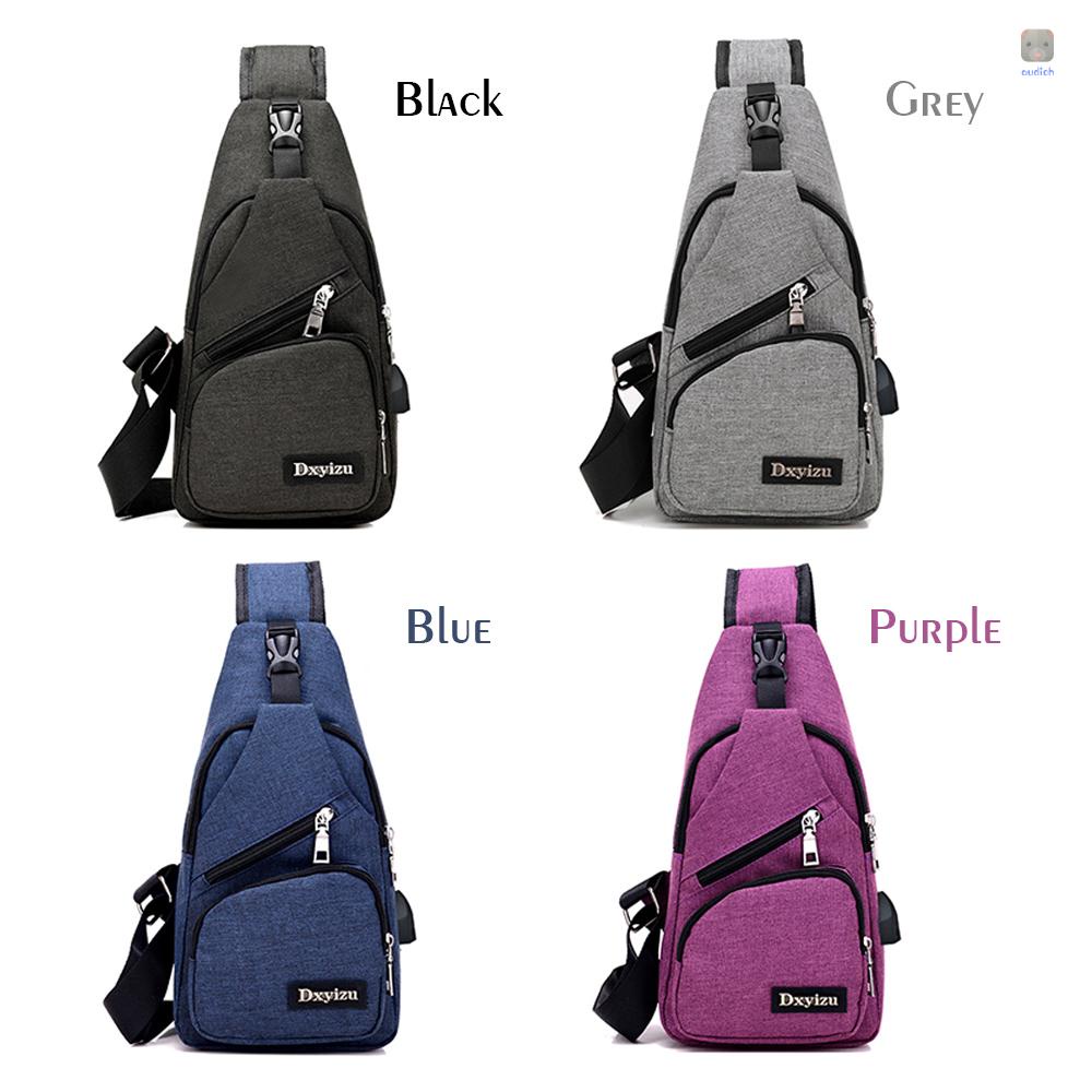 Túi Nhỏ Đa Năng Có Cổng Sạc USB Tiện Dụng Mang Theo Du Lịch