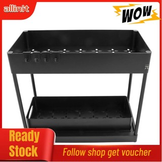 Allinit Slide Out Storage Under Sink Organizer For Cabinet Sliding US