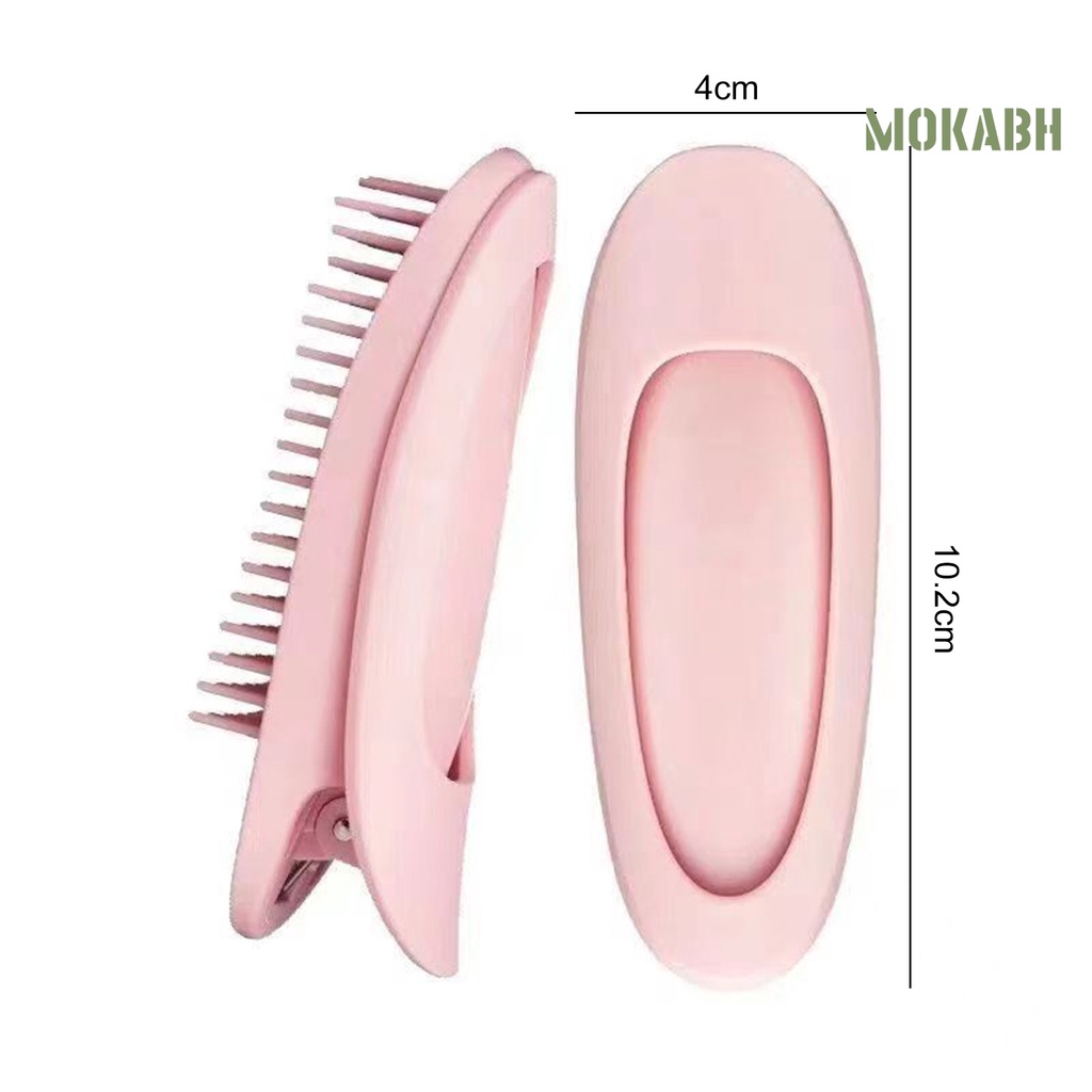 [Mok Abh] Kẹp Tóc Xoăn Bằng Nhựa Hiệu Quả Cao Không Dùng Nhiệt Chống Rơi Dành Cho Nữ DIY