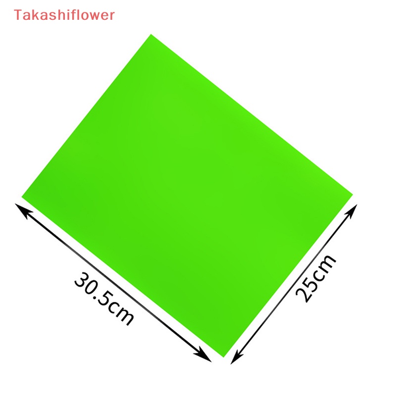 (Takashiflower) Miếng Dán Chuyển Nhiệt HTV Vinyl Phát Sáng Trong Bóng Tối 3D Cho Áo Phông Cricut Cameo 4 Loại Tấm Màu