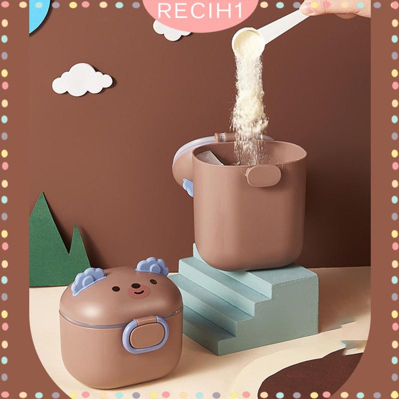 Hộp Đựng Sữa Bột / Thức Ăn Em Bé Có Giá Đỡ Niêm Phong Tiện Dụng Mang Theo Du Lịch