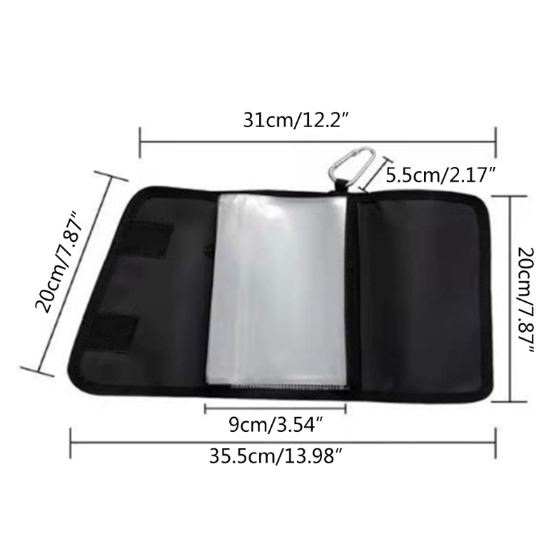 Ví Đựng Mồi Câu Cá Chống Thấm Nước Kèm Móc Khóa Carabiner