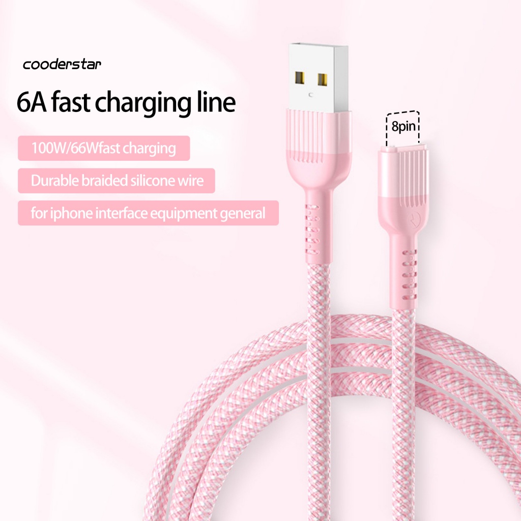 Dây Cáp Sạc Bện Nylon Dài 2M Cho Gia Đình