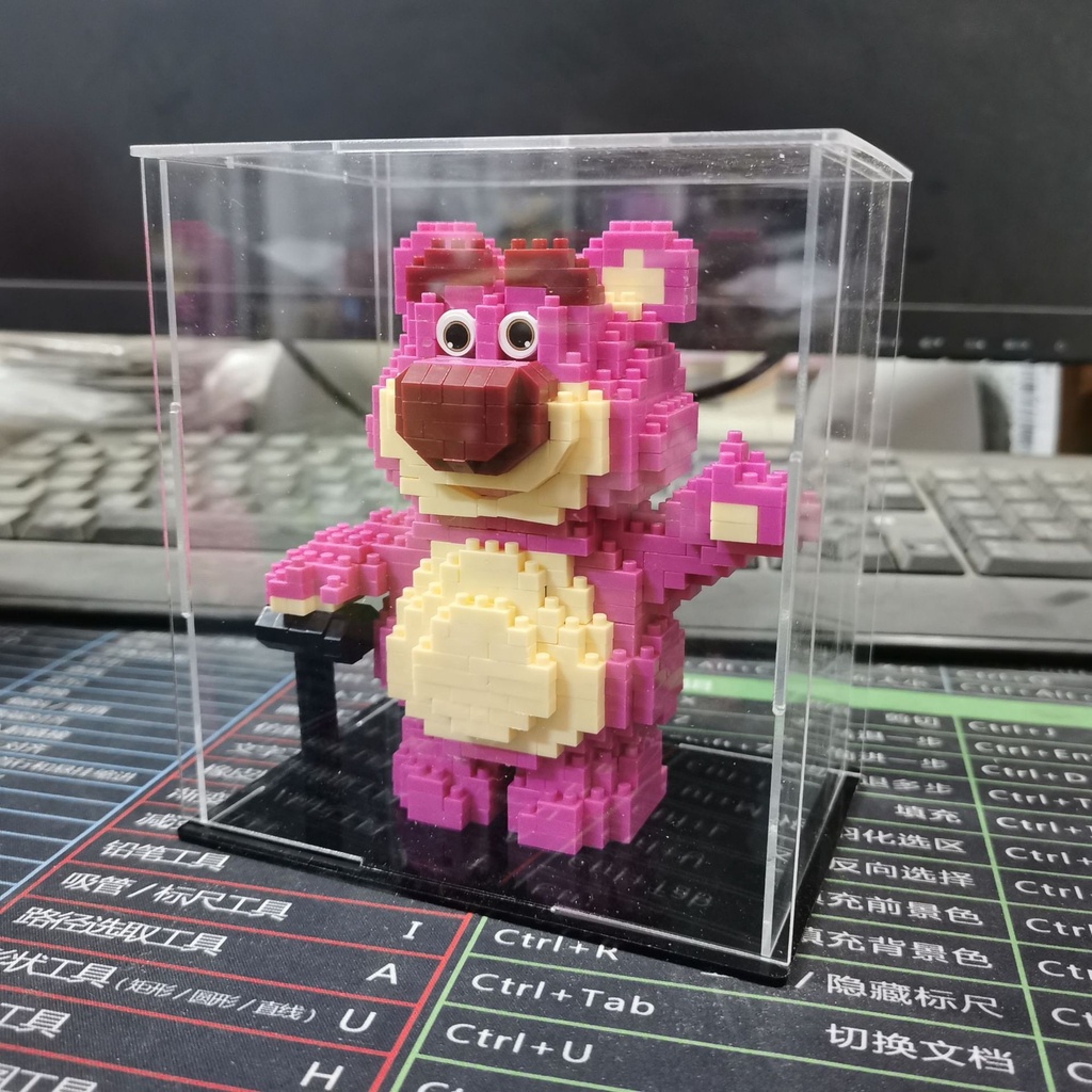 Đồ Chơi Lắp Ráp Hình Gấu Và Dâu Tây Giáo Dục Cho Trẻ Em