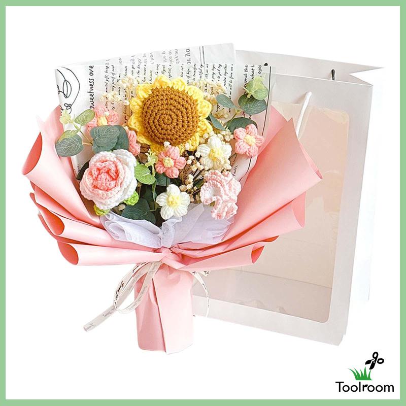 Bó Hoa Đan Móc Trang Trí Nhà Cửa / Tiệc Cưới DIY