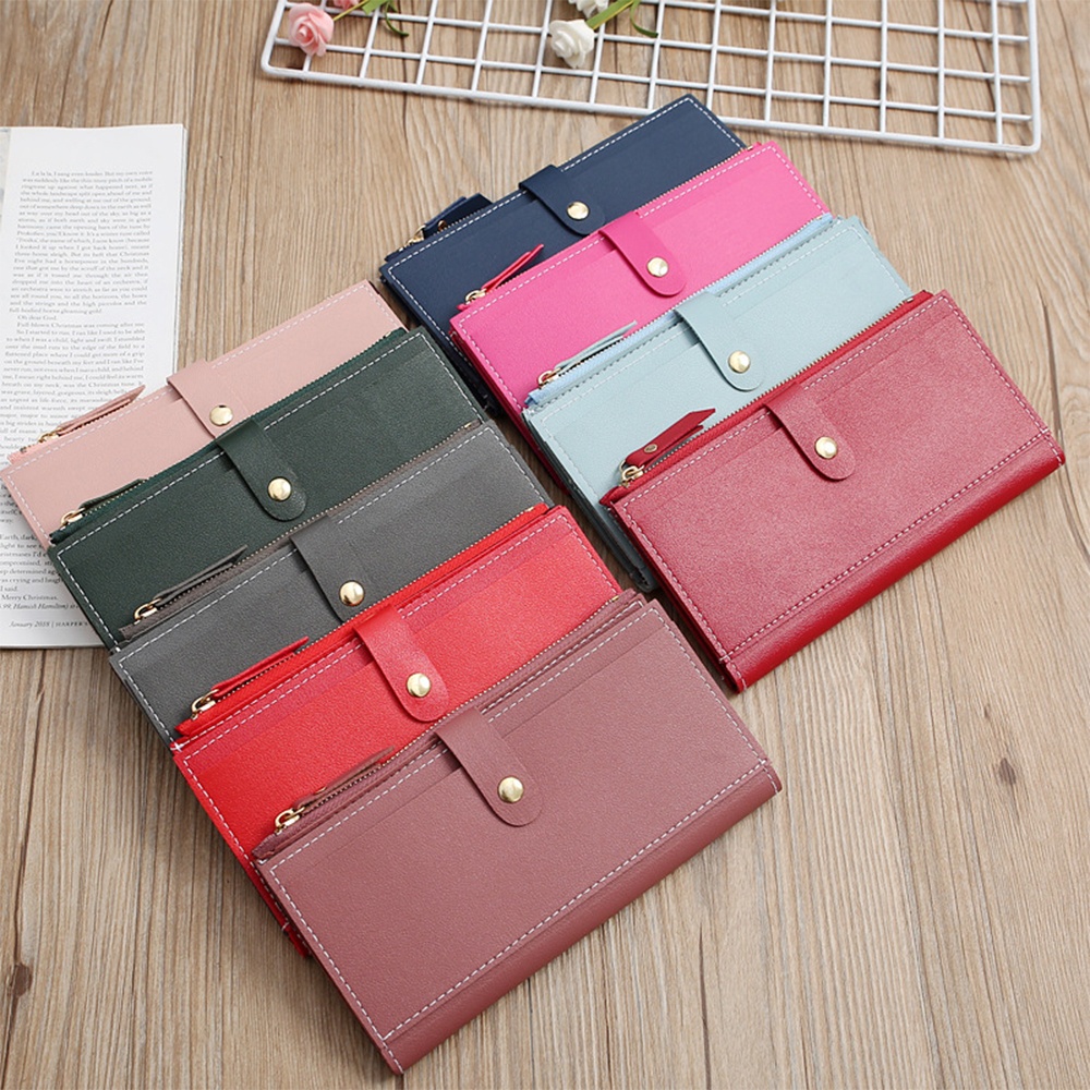 Ví Dài Đựng Nhiều Thẻ Cỡ Lớn Thời Trang Hàn Quốc Cho Nữ Mới