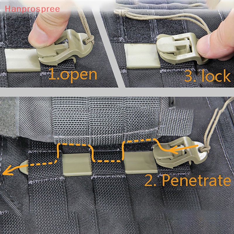 Hanprospree > Phụ Kiện Kẹp Tháo Gỡ Nhanh Chóng Cho Gậy Molle