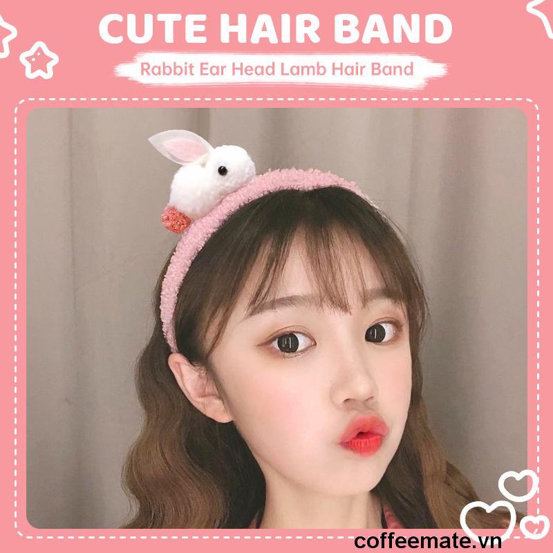 ⚡Băng Đô Cài Tóc Đính Tai Thỏ Dễ Thương Cho Bé Gái