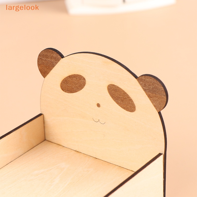 Giường Ngủ Mini Họa Tiết Hoạt Hình Trang Trí Nhà Búp Bê Tỉ Lệ 1 / 12