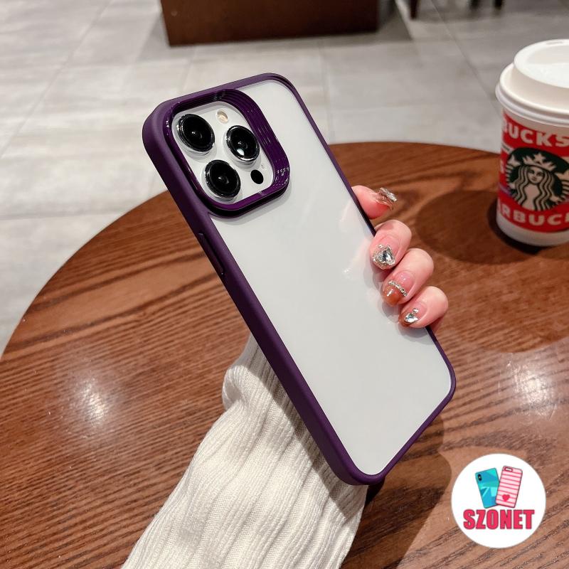 Ốp Điện Thoại Nhựa Cứng Trong Suốt Chống Sốc Bảo Vệ Camera Cho iPhone 14 Pro Max 14 Plus 13 12 11 Pro Max