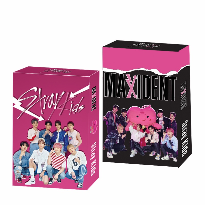 Hộp ảnh Lomo Stray kids 55 tấm