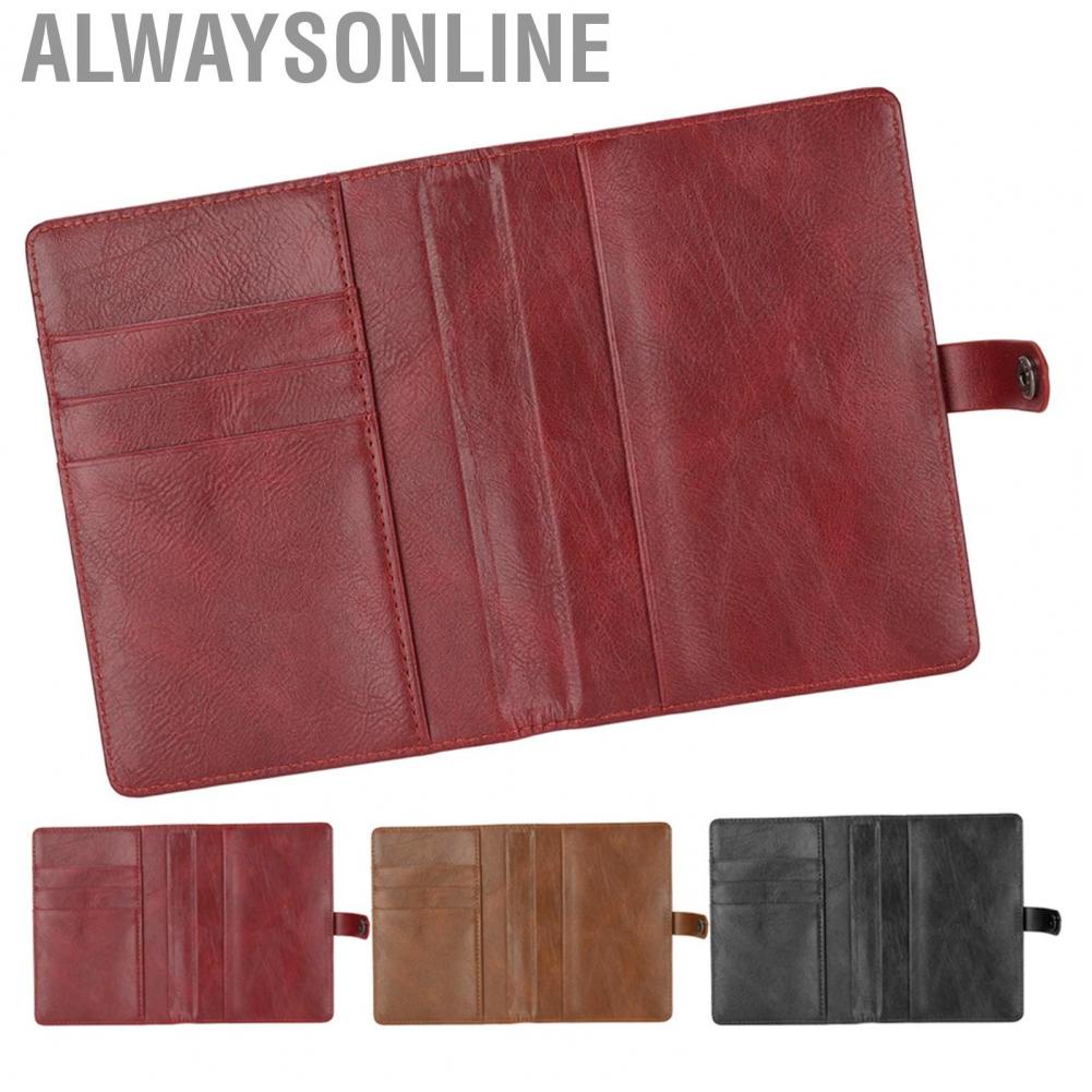 Alwaysonline Passport Holder PU Leather Multifunctional Large  Portable Wallet Cover for Business Trips and Travels hot sale