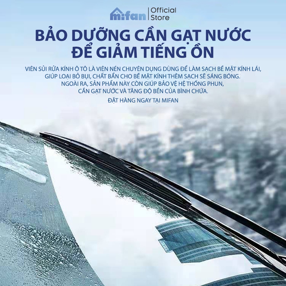 Viên Sủi Rửa Kính Xe Hơi Ô Tô Cao Cấp - Siêu Rẻ - viên sủi vệ sinh kính