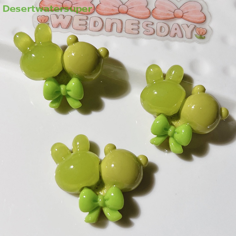 Bộ 5 Thỏ Nhựa Phát Quang Dùng Làm Trang Sức