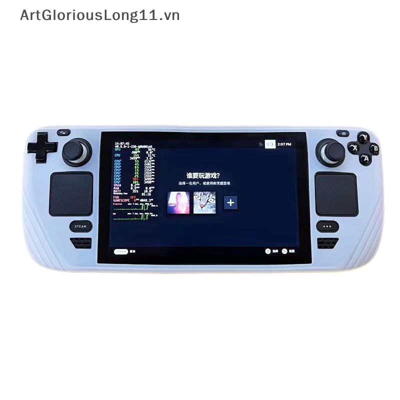 Ốp Silicon Mềm Bảo Vệ Toàn Diện Chống Trượt Cho Máy Chơi Game Hơi Nước