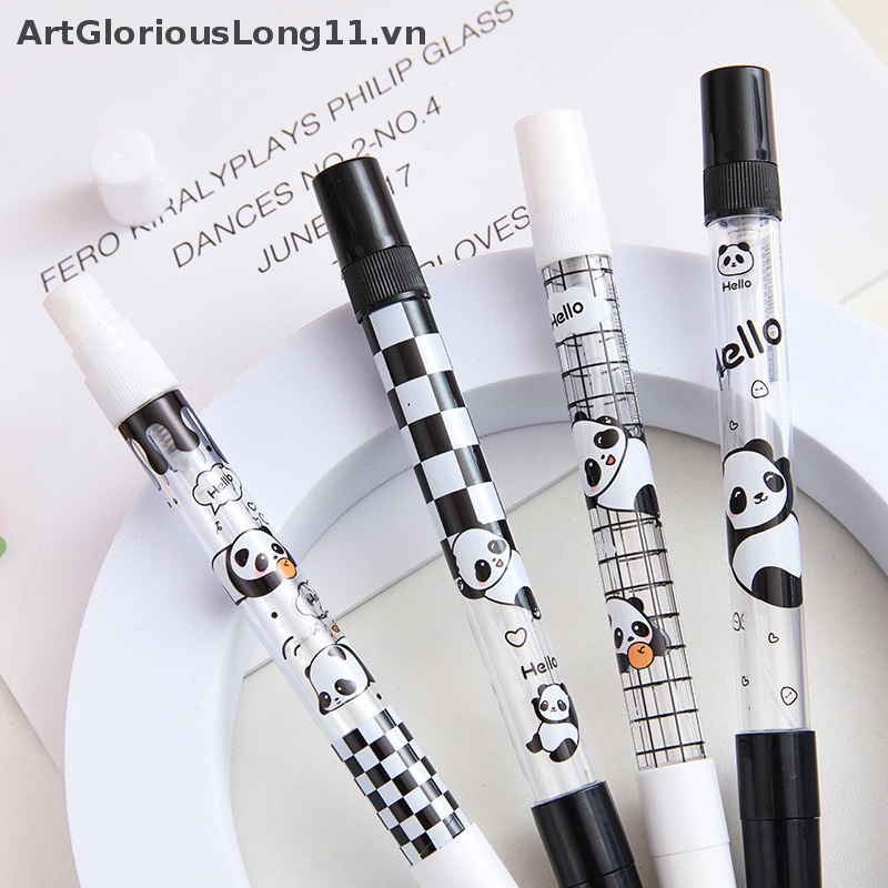 Bút Bơm Nước Rỗng Hình Gấu Trúc Hoạt Hình Có Thể Bơm Lại