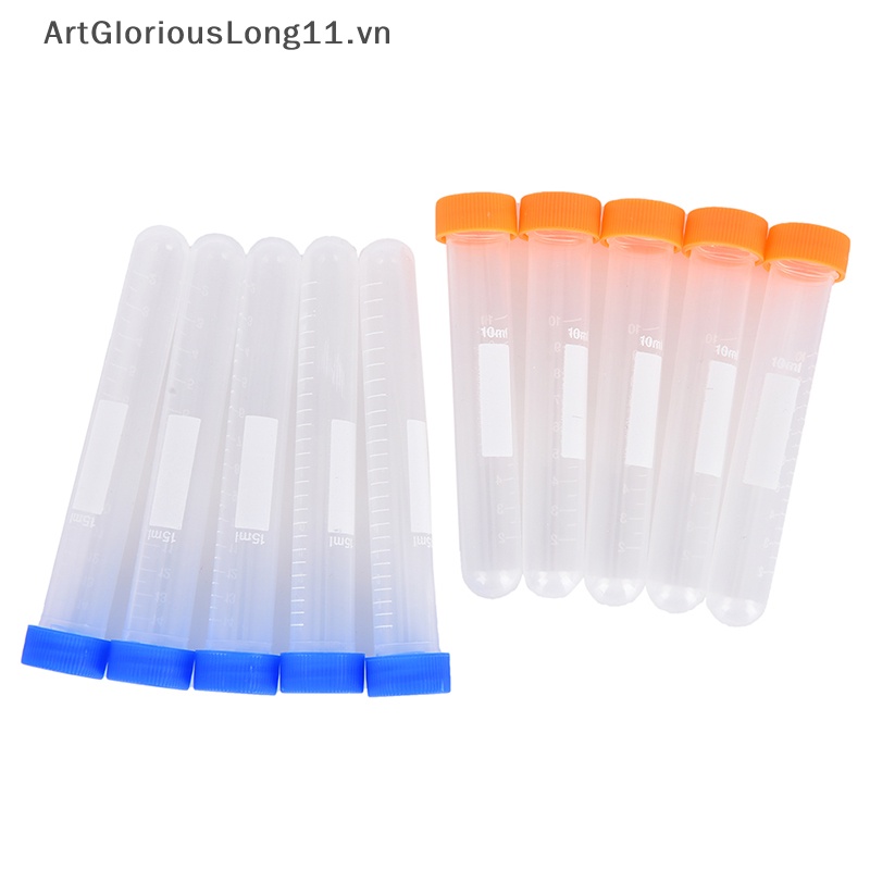 Set 10 Ống Nghiệm Nhựa Dạng Phẳng ArtGloriousLong