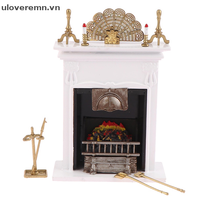 1 Bộ Vỏ Bọc Quạt Thổi Lửa Cho Nhà Búp Bê Tỉ Lệ 1: 12