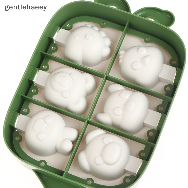 Khuôn Làm Kem Que Kiểu Hoạt Hình Xinh Xắn Tiện Dụng