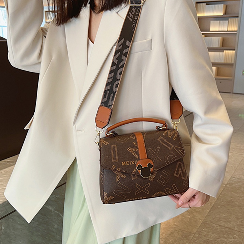 Túi Đeo Chéo Hình Vuông Cỡ Nhỏ Thiết Kế Thời Trang Dễ Thương Cho Nữ