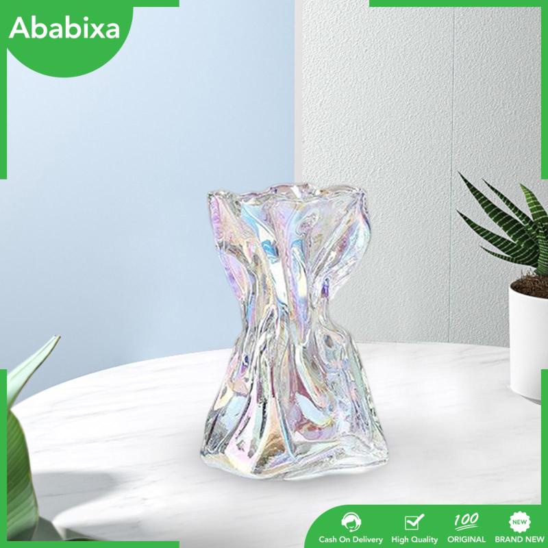 Lọ Hoa Thủy Tinh Trong Suốt Thiết Kế Tối Giản Dùng Trang Trí Tiệc