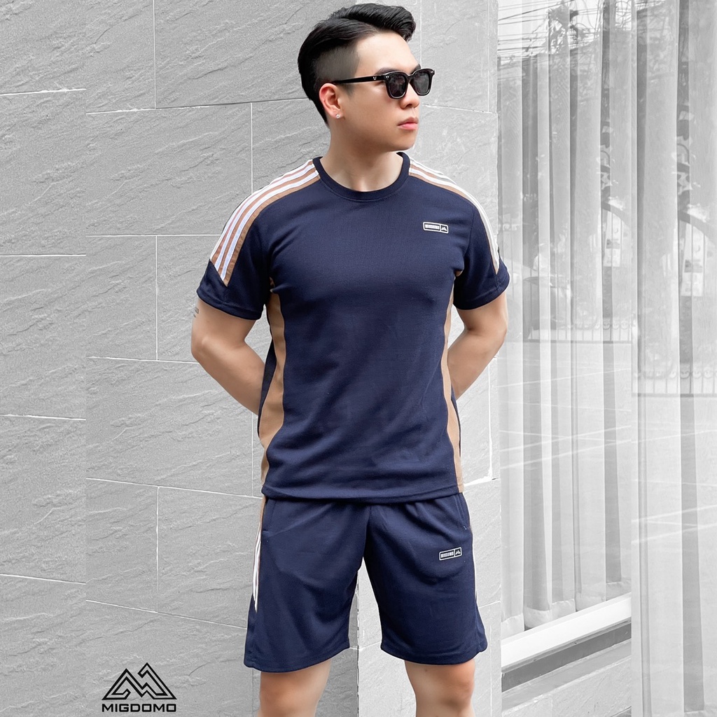 Set quần áo mùa hè CENCI bộ thể thao nam chuẩn dáng  - Mã BD1314