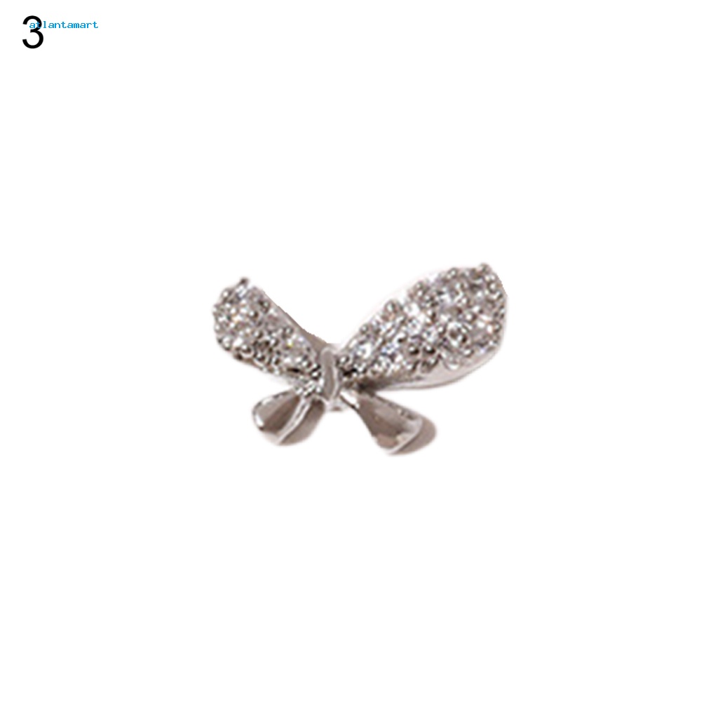 Túi Đựng Đồ Dùng Cao Cấp Tiện Dụng| Phụ Kiện Trang Trí Móng Tay Hình Nơ Đính Đá Zircon Độ Bền Cao Chống Rỉ Sét DIY