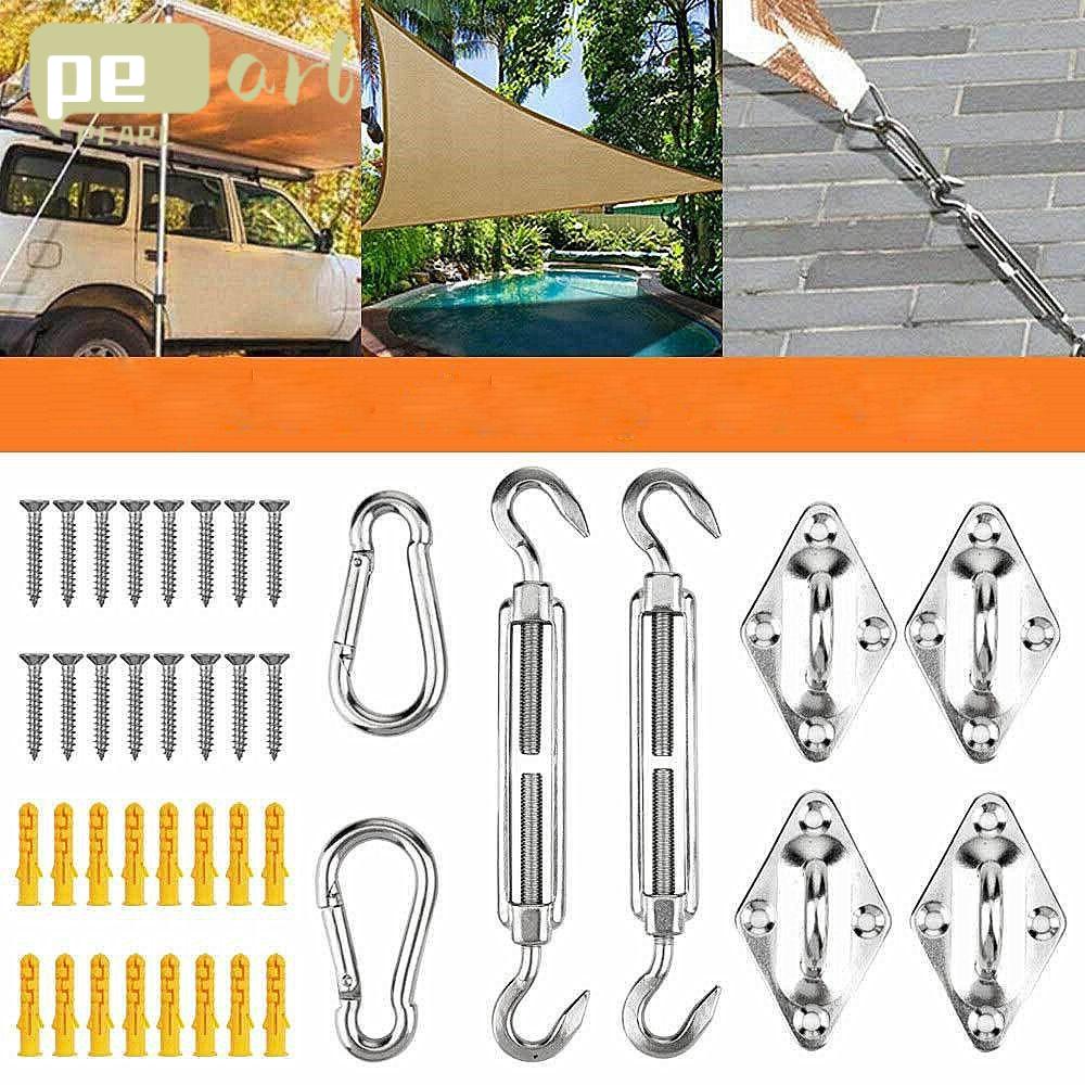 .Bộ Kẹp Cố Định Mái Hiên Sân Vườn Bằng Thép Không Gỉ Tiện Dụng