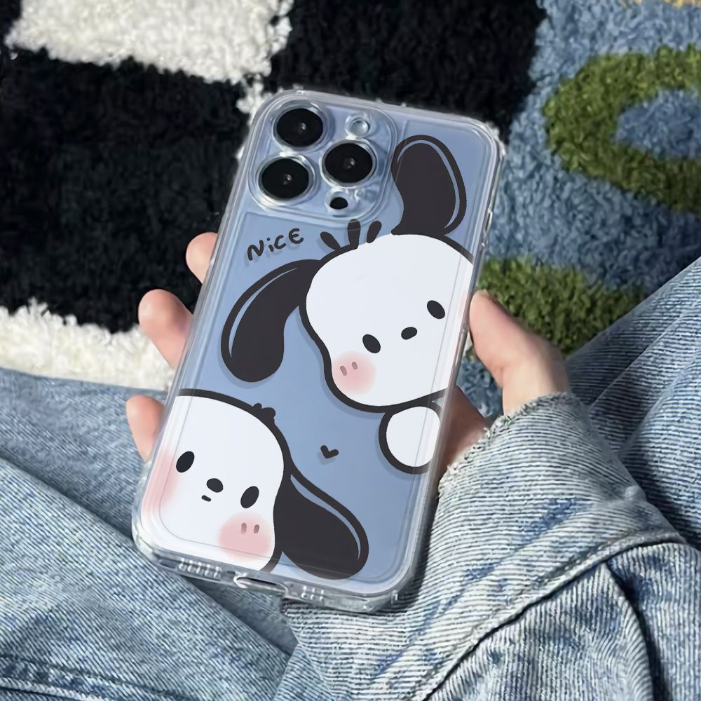 ✅Ốp Điện Thoại Mềm Chống Sốc Hình Cún Pacha 1378iPhone12 6In1114Promax D2Y6