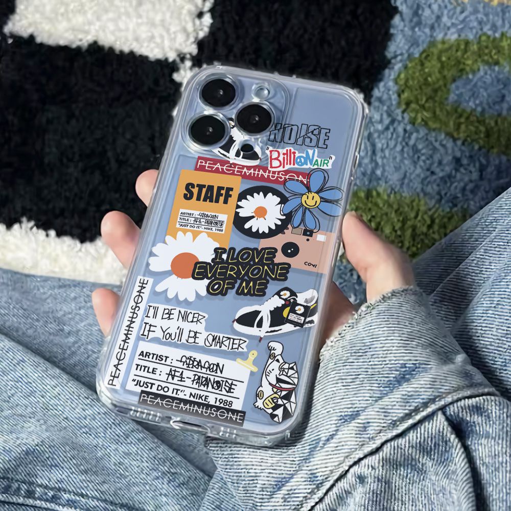 ✅Ốp Điện Thoại Mềm Chống Sốc Họa Tiết Hoa Cúc Đơn Giản Cho Iphone 12 Note 1113Max6In78 14pro plus