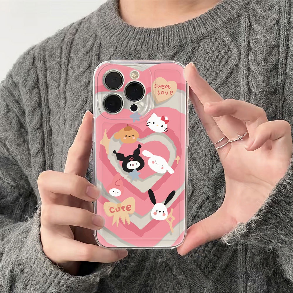 ✅Ốp Điện Thoại Cho Iphone 14 Pro 14 Pro Max121378Ốp Điện Thoại Mềm Chống Sốc Họa Tiết Hoạt Hình 6ins 11 Pro max ZBII