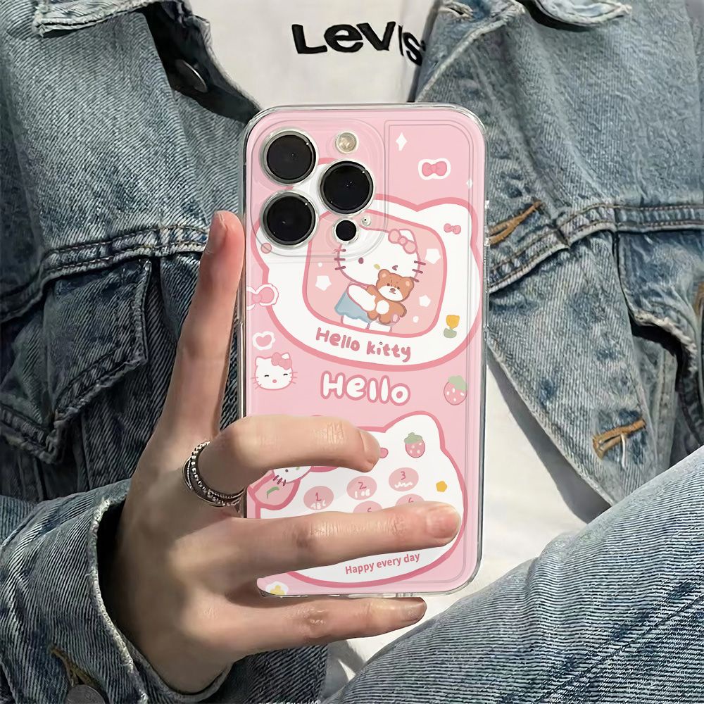 ✅Ốp Điện Thoại Mềm Chống Sốc Màu Hồng Cho Iphone126In7813 14Promax 11