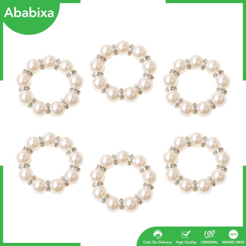 [Ababixa] 6 Kẹp Khăn Ăn Cho Đám Cưới / Lễ Kỳ Nghỉ Tinh Tế