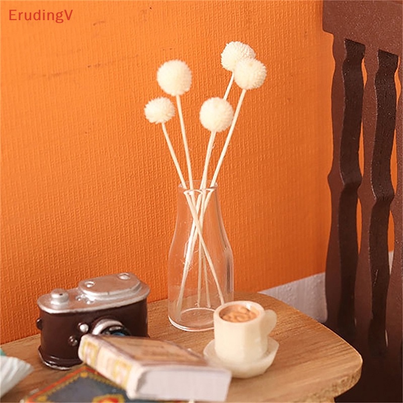 Chậu Hoa Trong Suốt Dùng Trang Trí Nhà Búp Bê / Tỷ Lệ 1: 12