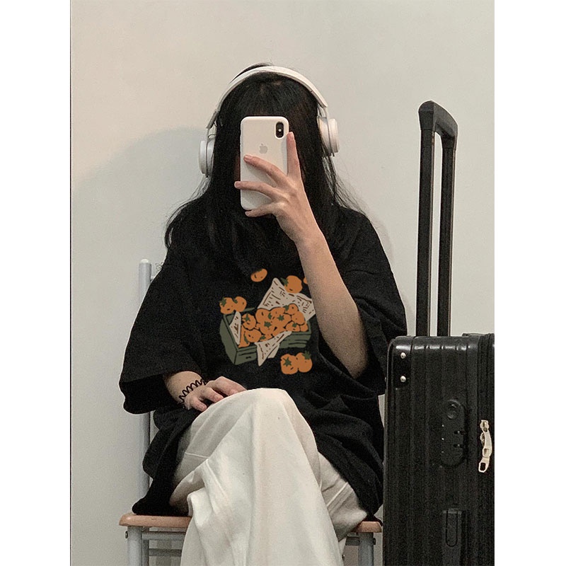 Áo thun NRVP 100% cotton tay ngắn phong cách Hàn Quốc