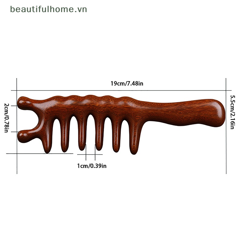 Lược Mát Xa Đầu Có Ăng Ten Và Tay Cầm Dài Tiện Dụng