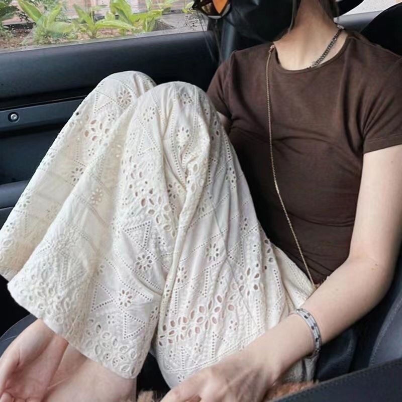Quần Ống Rộng Lưng Cao Size Lớn Thời Trang Dành Cho Nữ