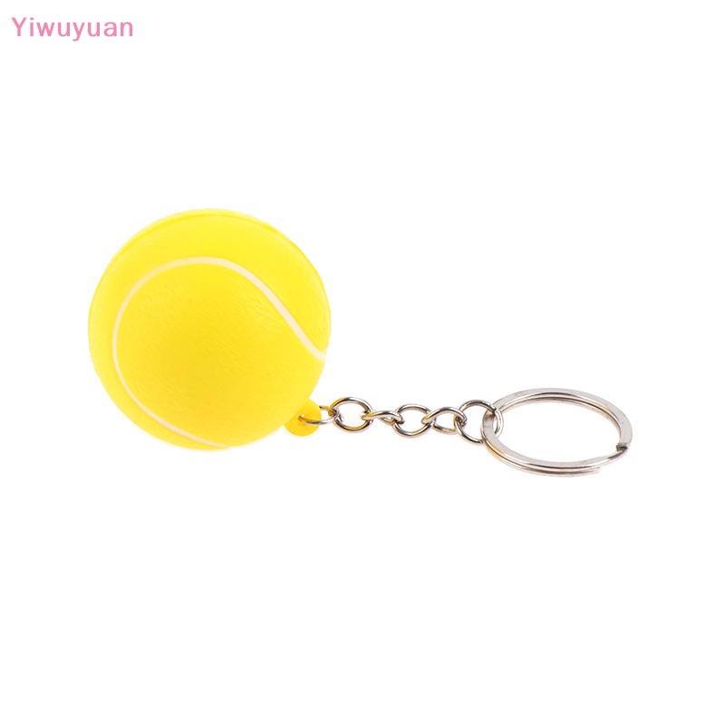 < Yiwuyuan > Móc Chìa Khóa Xe Hơi Thể Thao Mặt Bóng Đá Tennis Mới