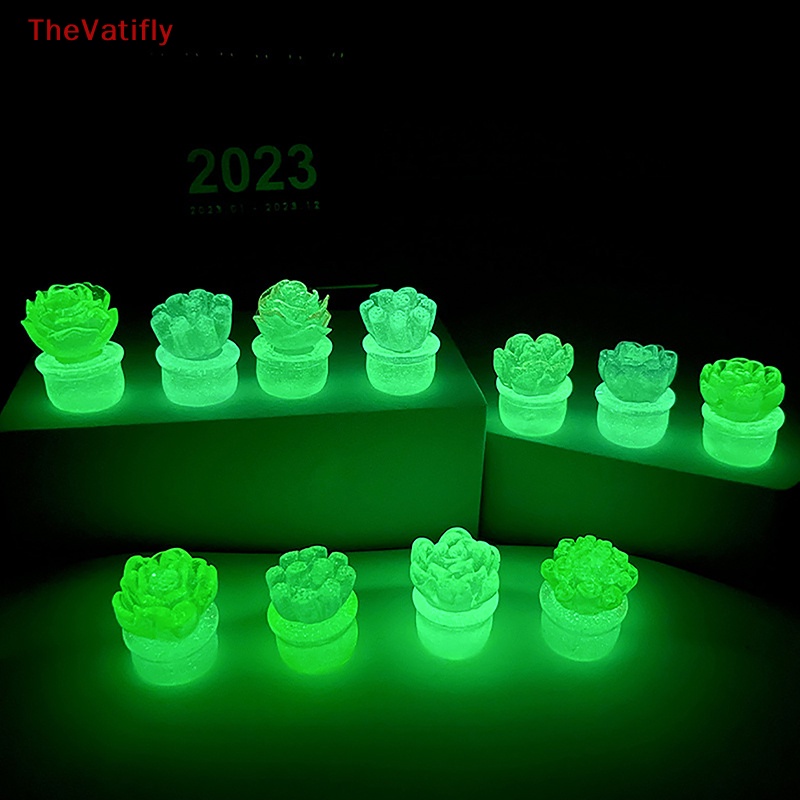 [Thevalifly] Bộ 5 Bông Hoa Hoạt Hình Ba Chiều Phát Sáng Dễ Thương Trang Trí Nội Thất DIY HOT