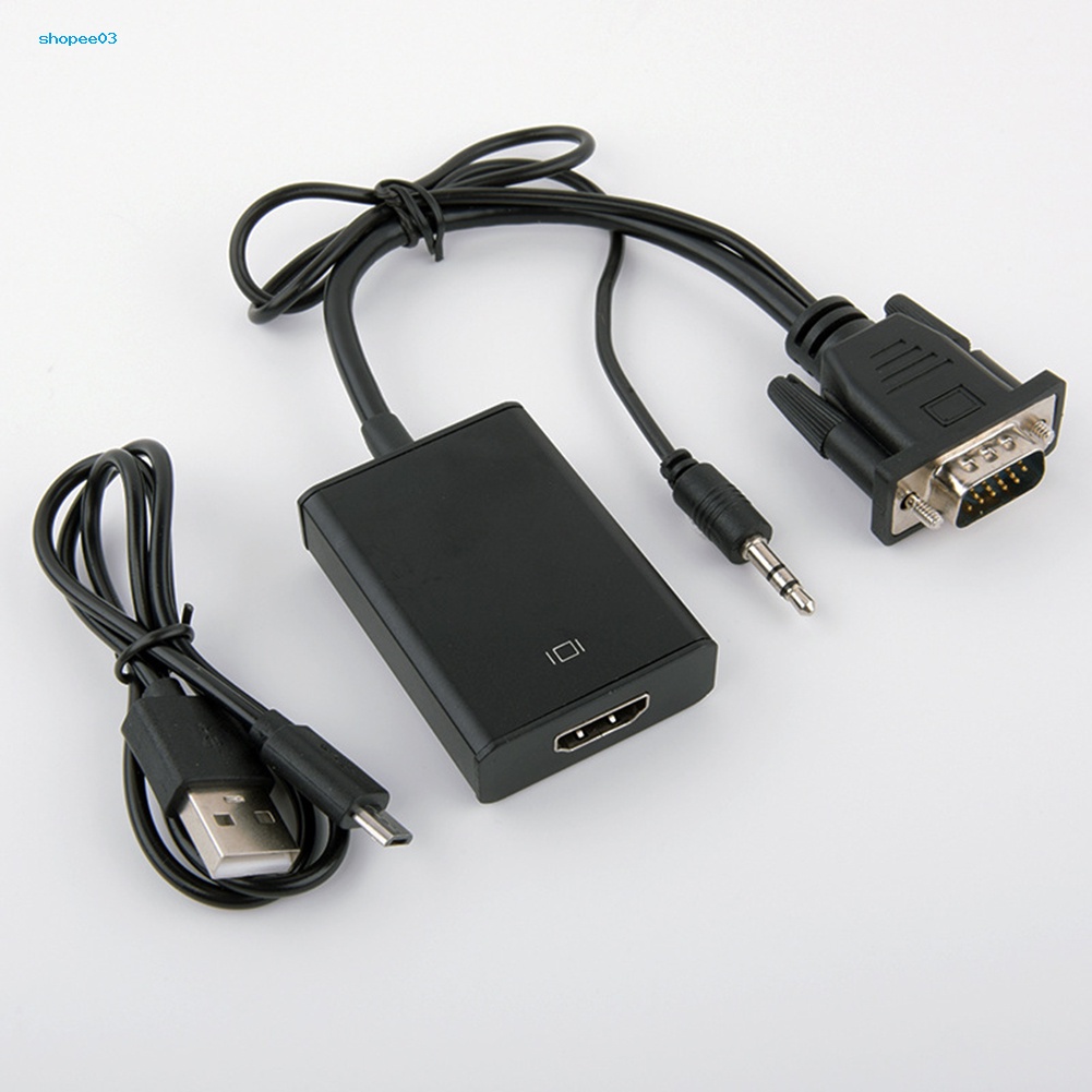 Cáp ChuyểN ĐổI VGA Sang HDMI 1080P Cho PC / Laptop / DVD