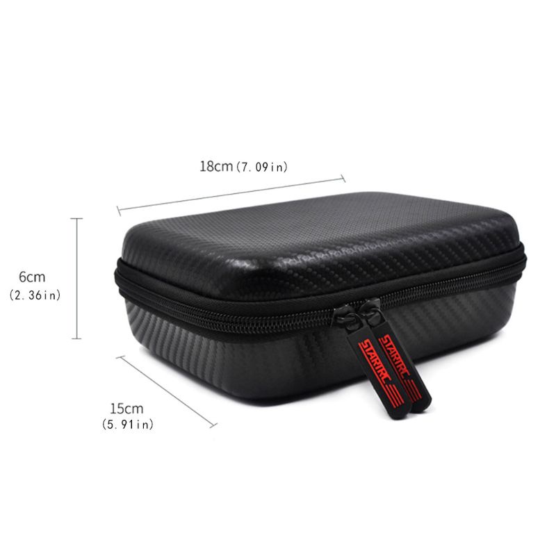 Túi Xách Du Lịch Da PU Họa Tiết Sợi Carbon Chống Sốc Cho OM3