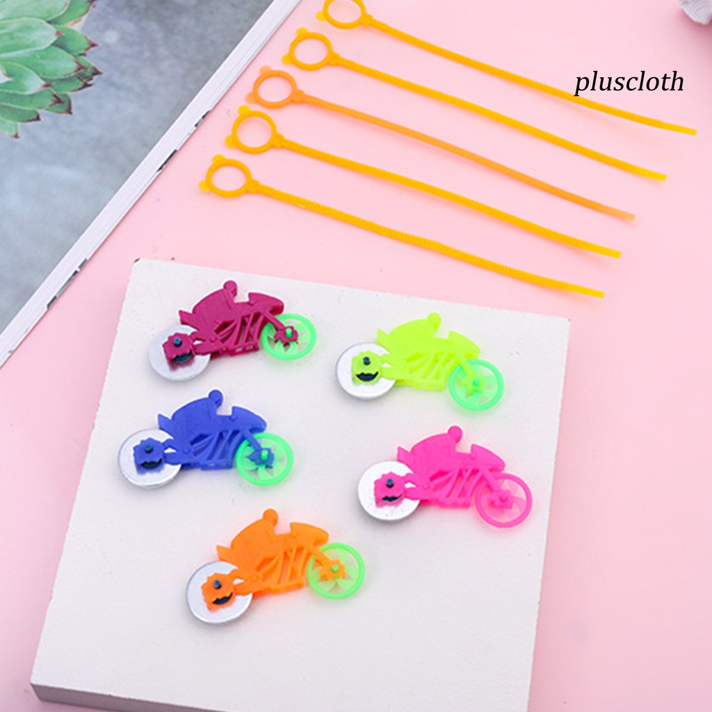 < Plus > Set 10 Đồ Chơi Con Quay Cầm Tay Có Dây Cót Vui Nhộn Cho Bé